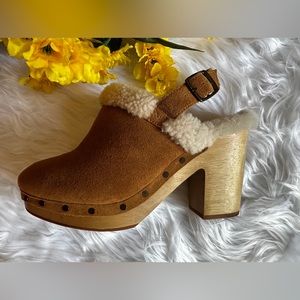 MADEWELL Shearling Slingback Clog: The Lesley